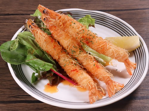 パリパリ新食感！！えびのチリマヨソース